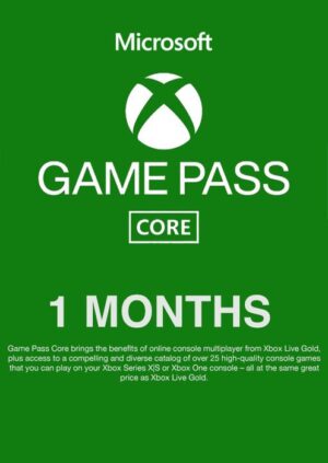 Xbox Game Pass Core - 1 Month Membership